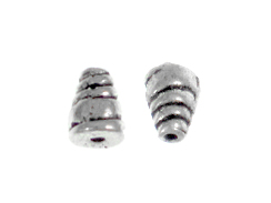 5.5mm Cone Spacer Pewter Bead