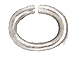 100 - TierraCast JUMP RING 6x5mm Oval Rhodium Plated