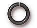 100 - TierraCast JUMP RING 7.5mm Round Black Plated