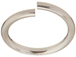 100 - TierraCast JUMP RING 8mm Round Rhodium Plated