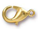 10 - TierraCast 12mm Bright Gold Plated Lobster Clasp