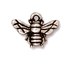 10 - TierraCast Pewter CHARM Honey Bee, Antique Silver Plated