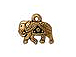 10 - TierraCast Pewter DROP  GITA  Antique Gold Plated