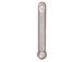 10 - TierraCast Pewter Bead Bar 0.75 inch, Bright Rhodium Plated