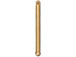 10 - TierraCast Pewter Bead Bar 1.25 inch, Bright Gold Plated