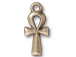 10 - TierraCast Pewter Oxidized Brass Ankh Charm