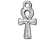 10 - TierraCast Pewter Bright Rhodium Plated Ankh Charm