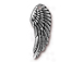 5 - TierraCast Pewter DROP Wing, Antique Silver Plated 