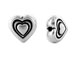 20 - TierraCast Pewter Antique Silver Plated Heart Bead