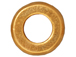 20 - TierraCast Pewter BEAD Fat Open Circle, Bright Gold Plated