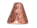 10 - TierraCast Pewter CONE Hammered, Antique Copper Plated