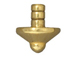 20 - TierraCast Pewter BEAD CAP Basic, Bright Gold Plated