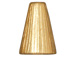 10 - TierraCast Pewter CONE Tall Radiant Bright Gold Plated 
