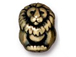 10 - TierraCast Antique Brass Oxide Pewter Lion EuroBead