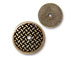 10 - TierraCast Round Woven Disk Embellishment Oxidized Brass Plated