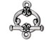5 - TierraCast Pewter Antique Silver Classic Toggle Antique Silver Plated