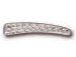 5 - TierraCast Toggle Bar ONLY Hammered Pewter, Bright Rhodium Plated