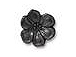 10 - TierraCast Pewter Button Apple Blossom Black Finish