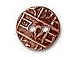 10 - TierraCast Pewter Button Round Coin Antique Copper Plated