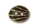 10 - TierraCast Pewter Button Oval Shell Oxidized Brass