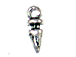 Pewter Top Drilled Bead