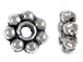 Pewter Daisy Bead