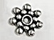 Daisy Pewter Spacer Bead