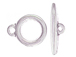 Plain Pewter Toggle Clasp