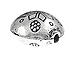 Star Pewter Focal Disc Bead