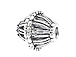 Antique Silver Plated Pewter Bead