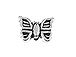 Pewter Butterfly Bead