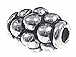 Barrel Pewter Bead