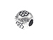 Round Pewter Bead