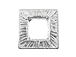 Pewter Square Bead Frame