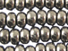 Gun Metal Pewter Rondelle Bead Strand