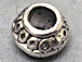 Large Hole Pewter Spacer Bead