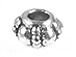 Large Hole Pewter Spacer Bead