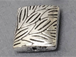 Rectangular Leaf Pewter Bead