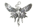 Pewter Fairy Pendant with Glitter  (a.k.a. Pewter Fairy Dust)