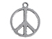 Pewter Peace Charm