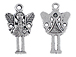 Girl Fairy Pewter Charm