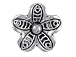 Thai Flower Pewter Charm