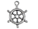 Pewter Steam Ship Charm