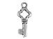 Pewter Antique Key Charm