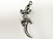 Movable Gecko Pewter Pendant