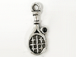 Tennis Racket Pewter Pendant