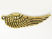 Angel Wings Antique Gold Plated Pewter Pendant