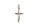 Pewter Swirl Cross Charm