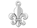 Pewter Large Fleur De Lis Charm