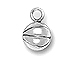 Pewter Basketball Charm